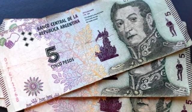 Cuenta regresiva para utilizar los billetes de 5 pesos