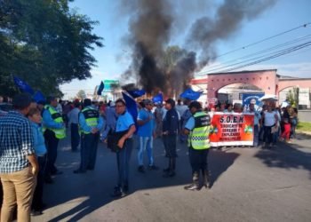 Paro en el Centro Cívico Municipal de Capital