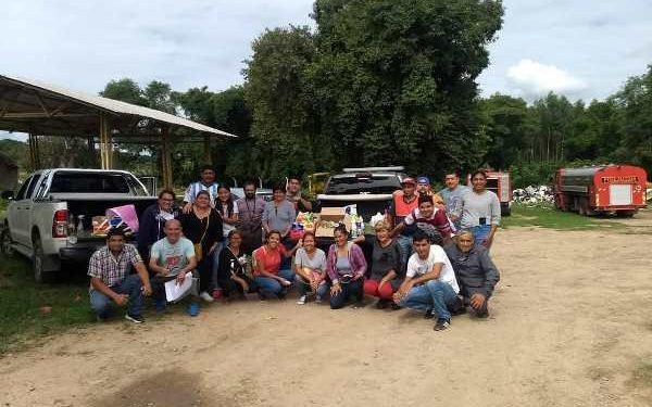 Vecinos de Yrigoyen juntaron dinero para ayudar al hospital