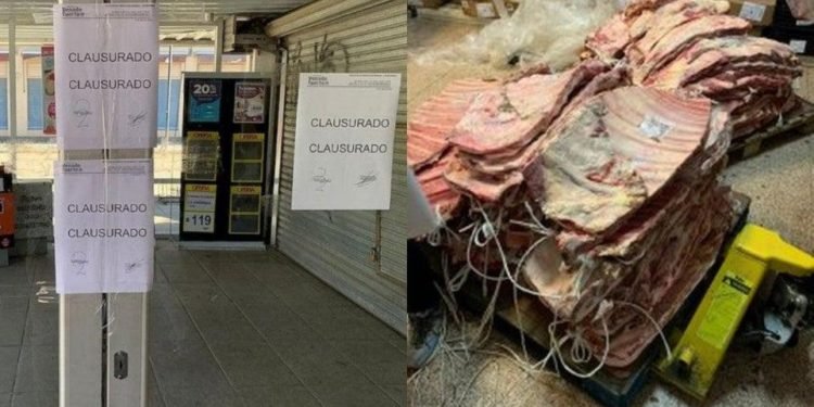 Un supermercado quería vender una tonelada de carne podrida