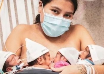 Conmovedora historia: viajó de Salta a Buenos Aires para tener a sus cuatrillizos