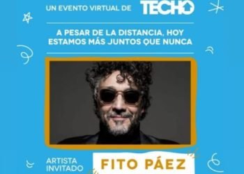 Fito Páez brindará un concierto a beneficio de Techo