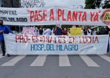 Médicos del hospital Del Milagro denuncian falta de recursos y piden una recomposición salarial