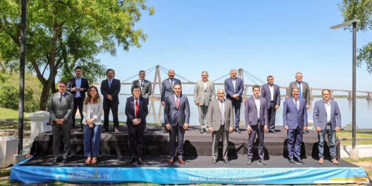 Con el faltazo de Alberto, Sáenz se reúne en Corrientes con otros gobernadores