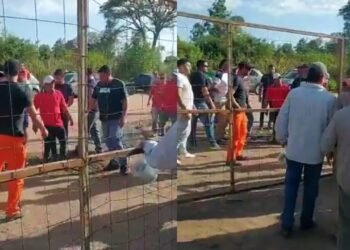 Escándalo en Salta: obreros hicieron paro y fueron a apretarlos con armas