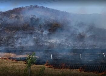 Brutal incendio cerca de la Católica: ya saben quiénes prendieron fuego el cerro